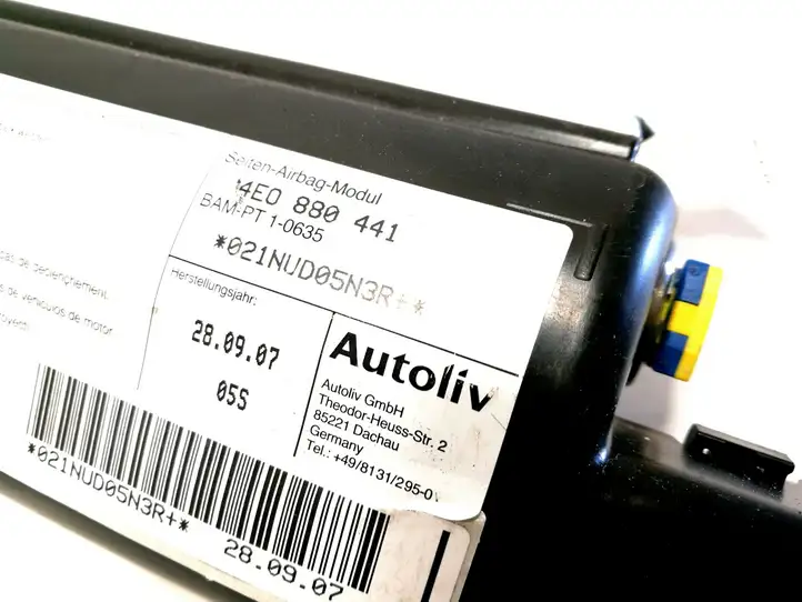 Audi A8 S8 D3 4E (2005 - 2007) 4E0880441 Подушка безопасности сиденья — фото 2