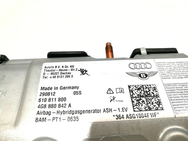 Audi A7 S7 4G (2010 - 2014) 4G8880842A Коленная подушка безопасности — фото 6