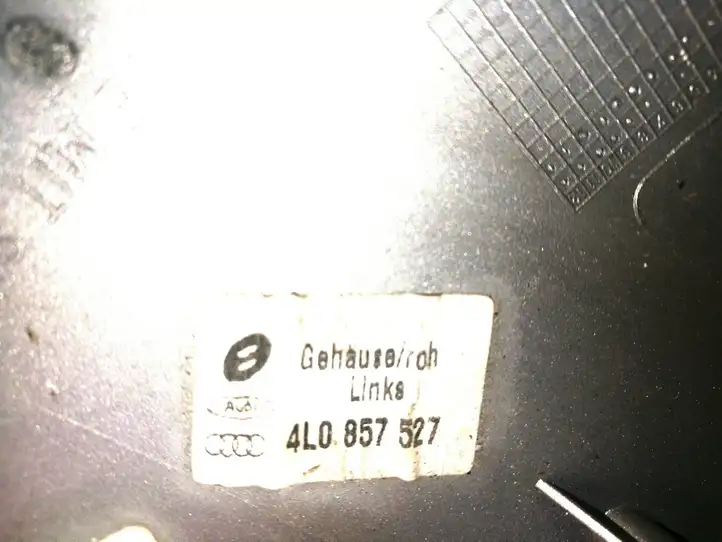 Audi Q7 4L (2005 - 2009) 4L0857527 Пластиковая отделка зеркала — фото 2