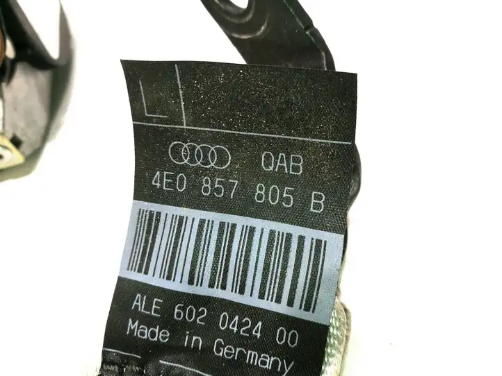 Audi A8 S8 D3 4E (2002 - 2005) 4E0857805B Задний ремень безопасности — фото 2