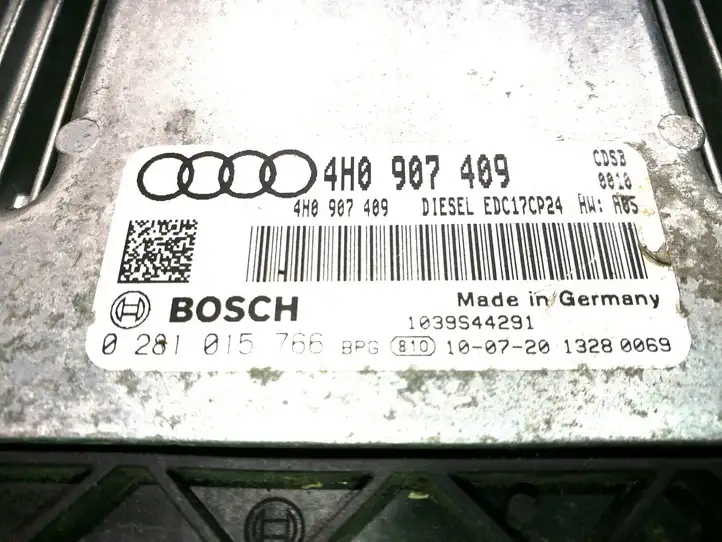 Audi A8 S8 D4 4H (2010 - 2014) 4H0907409 Блок управления двигателем (ЭБУ) — фото 2