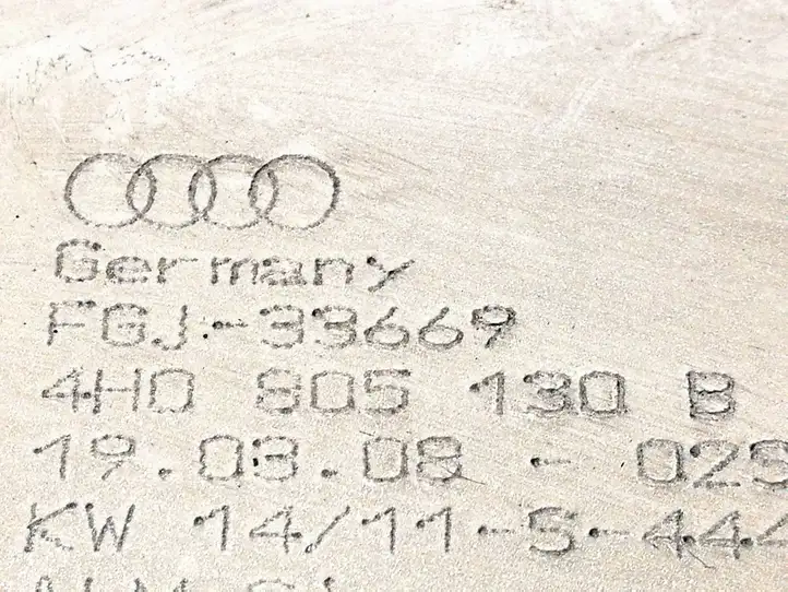 Audi A8 S8 D4 4H (2010 - 2014) 4h0805130B Лонжерон кузова — фото 2