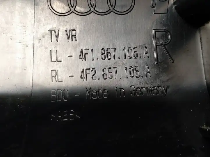 Audi A6 S6 C6 4F (2004 - 2008) 4F1867106A Накладка кнопки стеклоподъемника — фото 7