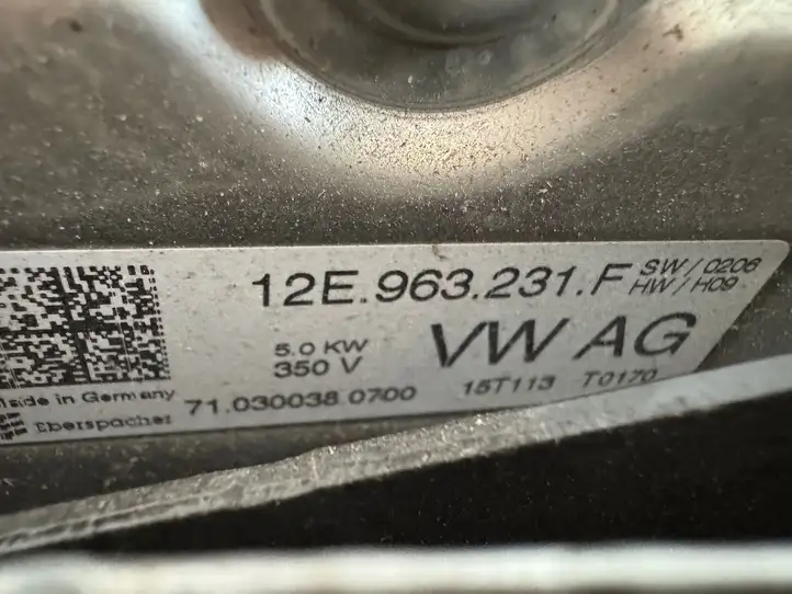 Volkswagen Golf VII (2013 - 2019) 12E963231F Электроподогрев двигателя — фото 3