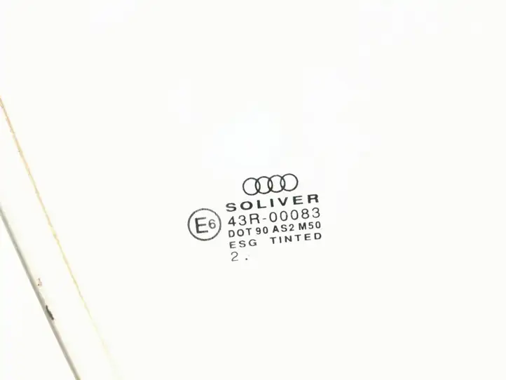 Audi A6 S6 C5 4B (2001 - 2004) 43R00083 Стекло передней двери — фото 2