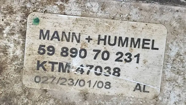 Opel Astra H (2004 - 2009) 5989070231 Кронштейн масляного фильтра — фото 3