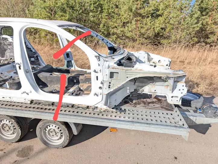 Volvo V60 (2018 - ) Лонжерон кузова — фото 1