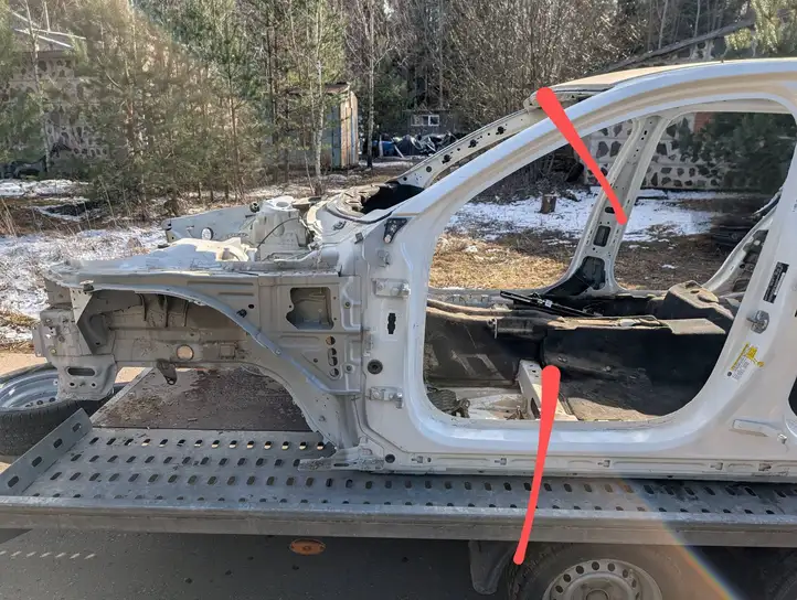 Volvo V60 (2018 - ) Лонжерон кузова — фото 1