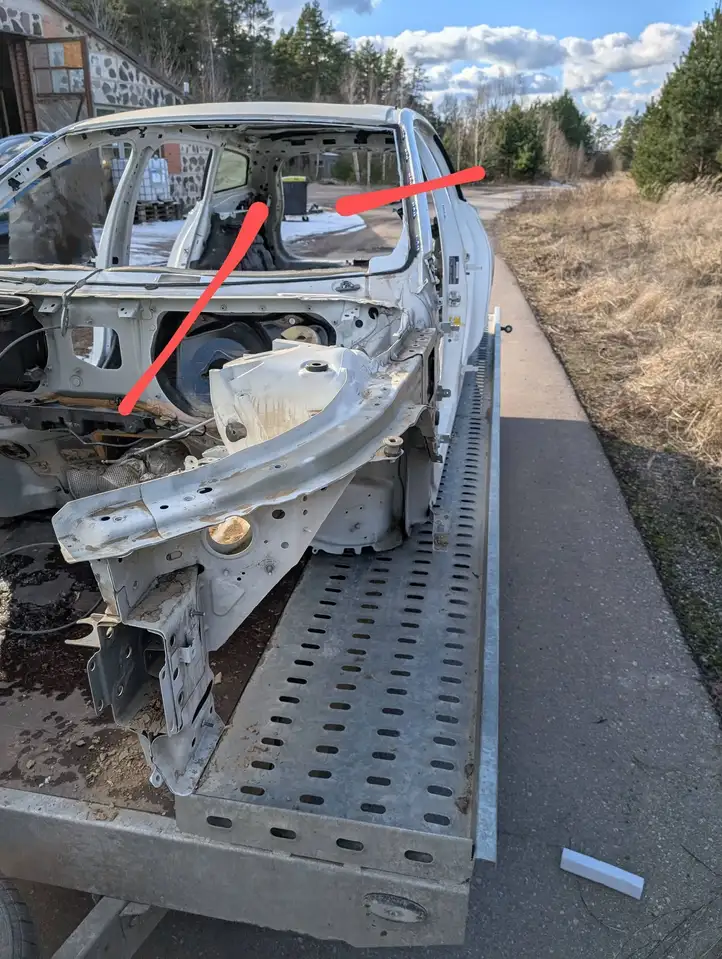 Volvo V60 (2018 - ) Лонжерон кузова — фото 2