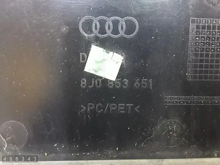 Audi TT TTS Mk2 (2006 - 2010) 8j0853651 Нижняя решетка переднего бампера — фото 3