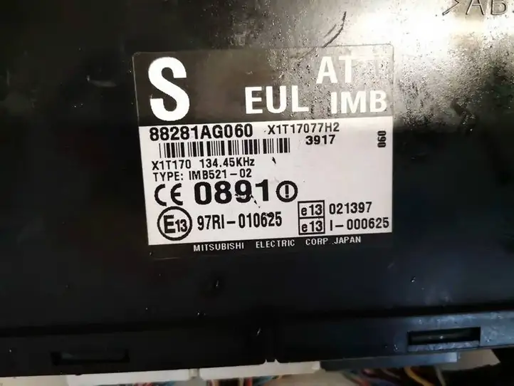 Subaru Legacy (2003 - 2009) 88281ag060 Блок иммобилайзера — фото 2