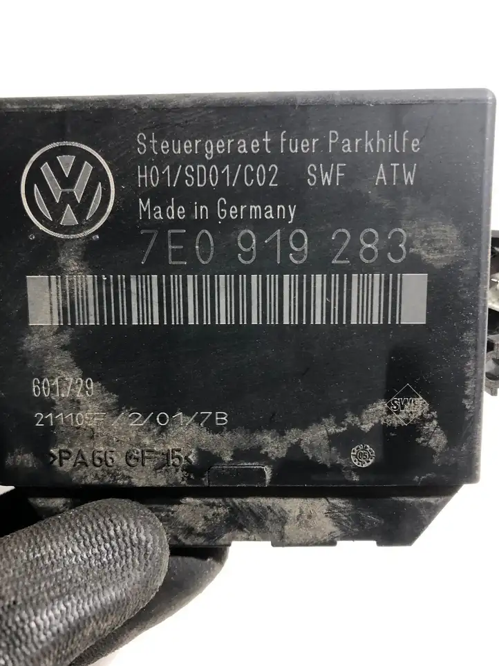 Volkswagen Multivan T5 (2003 - 2015) 7E0919283 Блок управления парктрониками — фото 4
