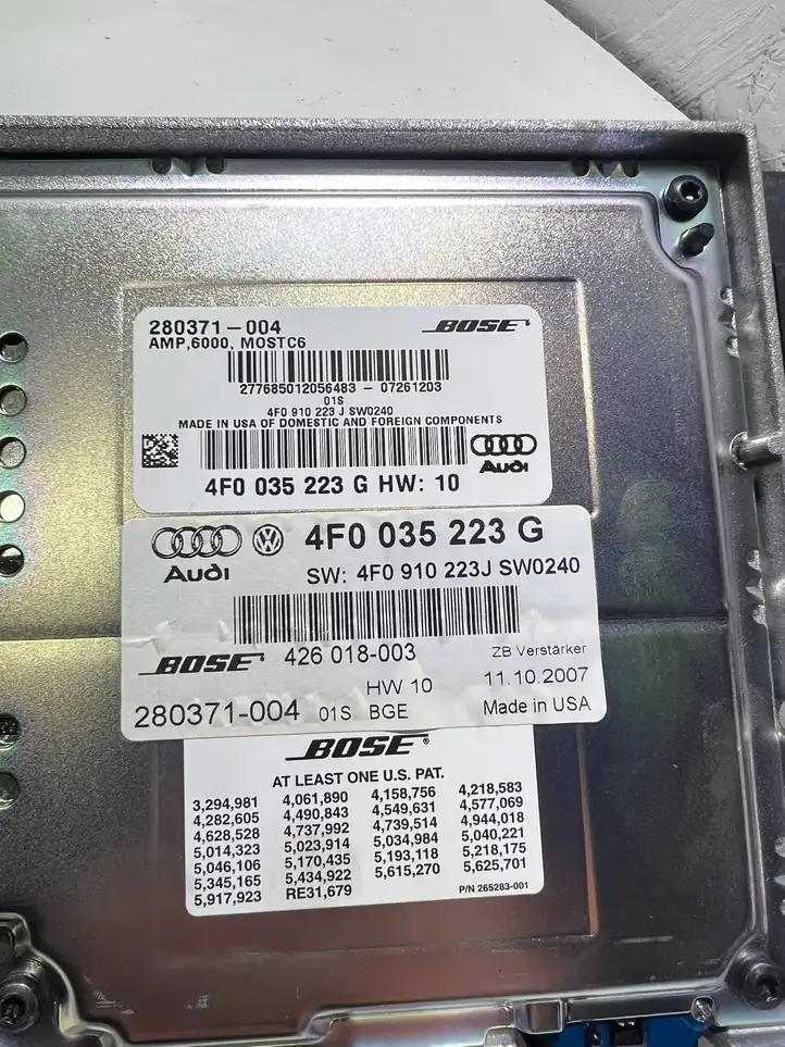 Audi A6 Allroad C6 (2006 - 2008) 4F0035223G Усилитель звука — фото 3