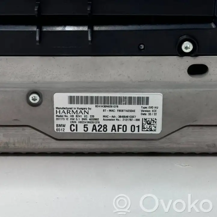BMW 3 F30 F35 F31 (2012 - 2018) 5A28AF0 Магнитола / мультимедийная система — фото 7