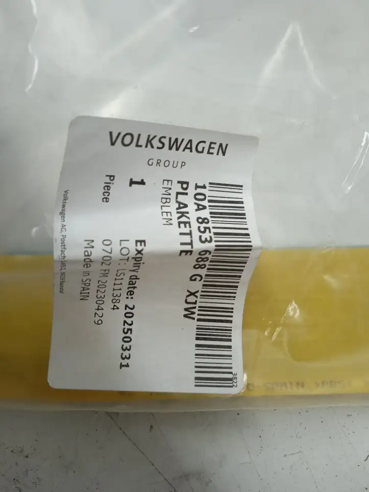 Volkswagen ID.3 (2019 - ) 10A853688 Эмблема модели — фото 3
