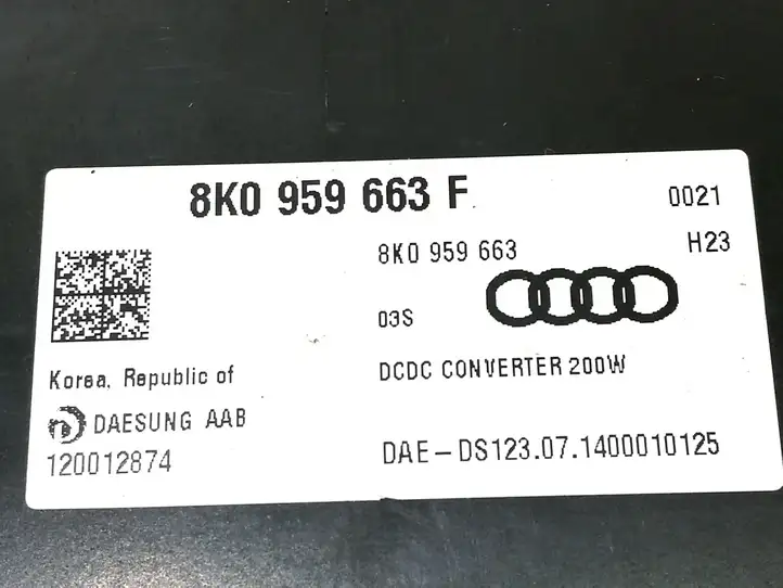 Audi A6 Allroad C7 (2014 - 2018) 8K0959663F Блок управления активным стабилизатором — фото 3