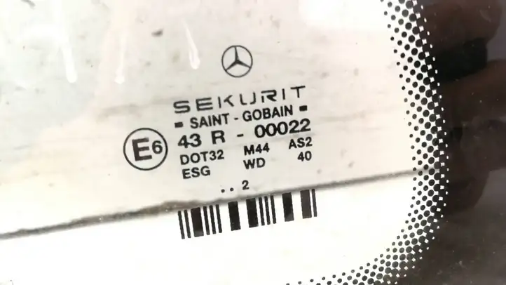 Mercedes-Benz Vaneo W414 (2001 - 2005) 43R00022 Заднее боковое стекло — фото 3
