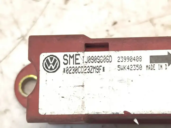 Volkswagen Golf IV (1998 - 2005) 1J0909606D Датчик удара SRS — фото 2