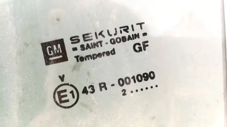 Opel Zafira A (1999 - 2003) 43R001090 Стекло задней двери — фото 9