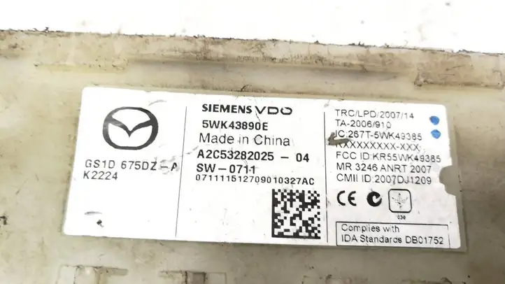 Mazda 6 (2009 - 2012) 5WK43890E Блок бесключевого доступа — фото 8