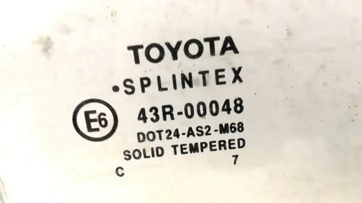 Toyota Yaris (2005 - 2009) 43R00048 Стекло задней двери — фото 7