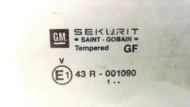 Opel Zafira A (1999 - 2003) 43R001090 Стекло задней двери — фото 9