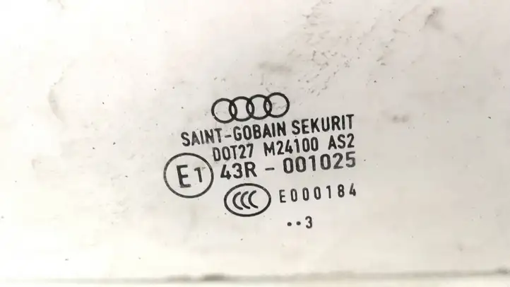 Audi A4 S4 B6 8E 8H (2000 - 2006) DOT27M24100AS2 Стекло передней двери — фото 8