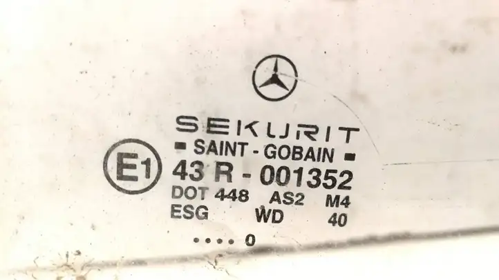 Mercedes-Benz A W168 (1997 - 2004) 43R001352 Стекло задней двери — фото 7