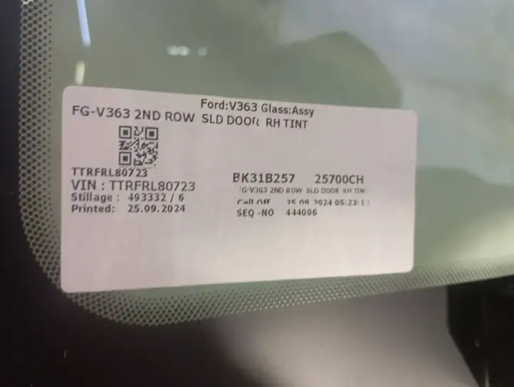 Ford Transit VII (2019 - ) BK31B257 Заднее боковое стекло — фото 6