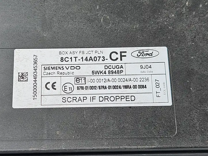 Ford Transit (2006 - 2013) 8C1T14A073CF Модуль комфорта — фото 3