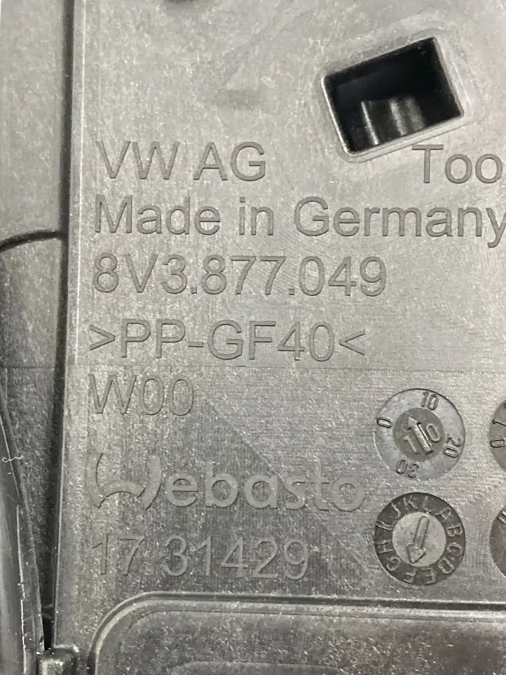Audi A3/S3 8V (2016 - 2020) 8V3877049 Рама раздвижной крыши — фото 8
