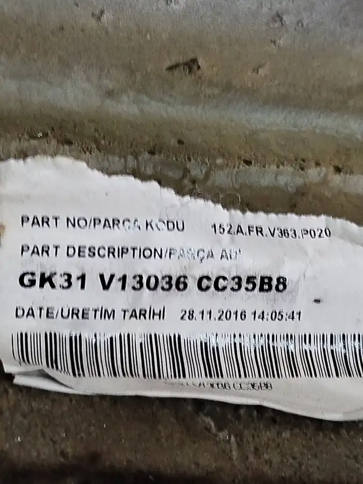 Ford Transit (2013 - 2017) GK31V13036CC35B8 Передний коврик салона — фото 6