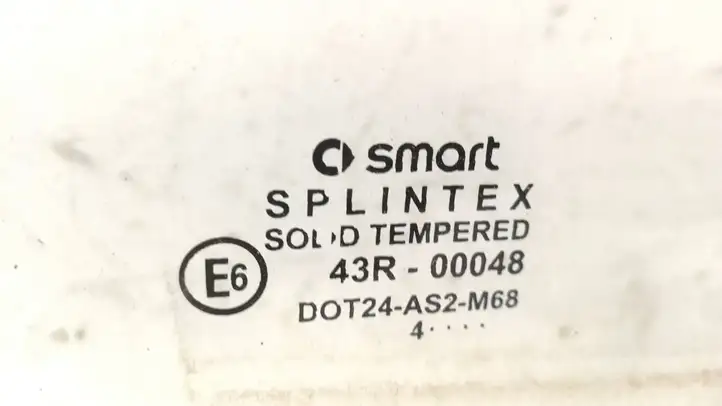 Smart ForTwo I (2000 - 2007) 43R00048 Стекло задней двери — фото 8