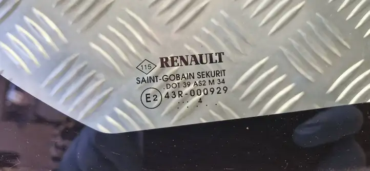 Renault Espace IV (2002 - 2006) DOT39AS2M34 Треугольное стекло кузова — фото 3