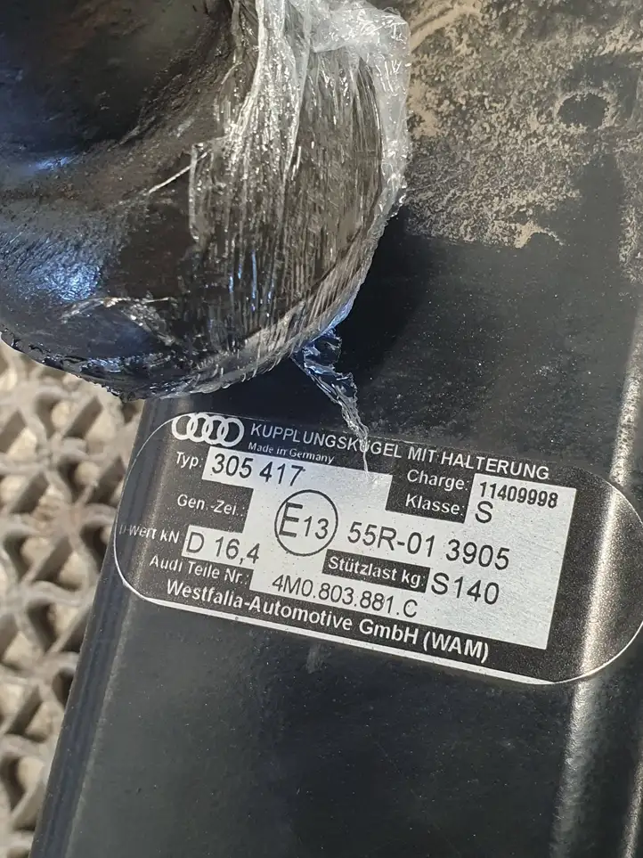 Audi Q7 4M (2015 - ) 4M0803881C Комплект буксировочного крюка — фото 6