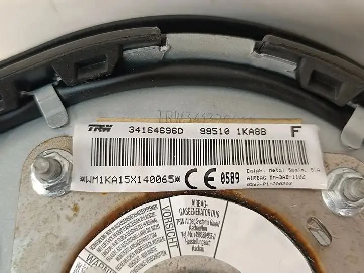 Nissan Juke I F15 (2010 - 2018) 985101KA8B Подушка безопасности руля — фото 9