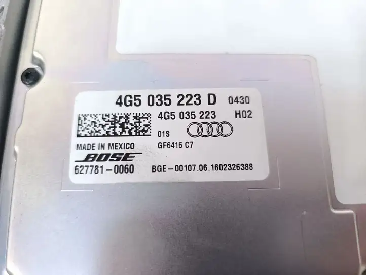 Audi A6 C7 (2014 - 2018) 4G5035223D Усилитель звука — фото 7
