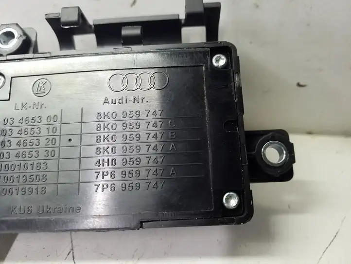 Audi A6 C7 (2014 - 2018) 8K0959747 Управление регулеровки сидений — фото 5