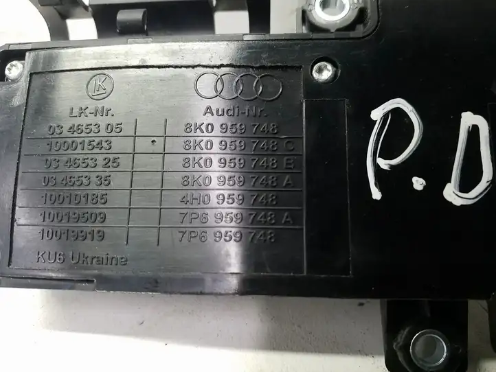 Audi A6 C7 (2014 - 2018) 8K0959748 Управление регулеровки сидений — фото 4