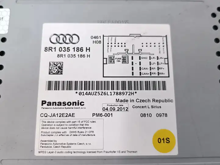 Audi A4 Allroad (2011 - 2016) 8R1035186H Магнитола / мультимедийная система — фото 2