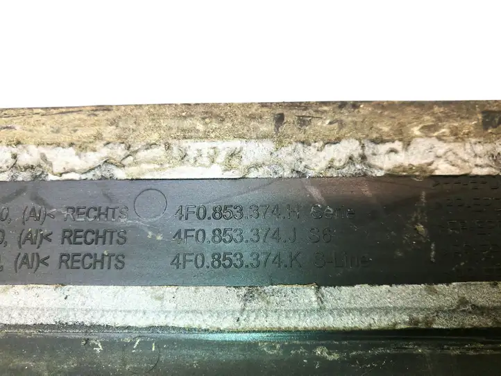 Audi A6 S6 C6 4F (2004 - 2008) 4F0853374H Внутренняя отделка переднего порога — фото 3