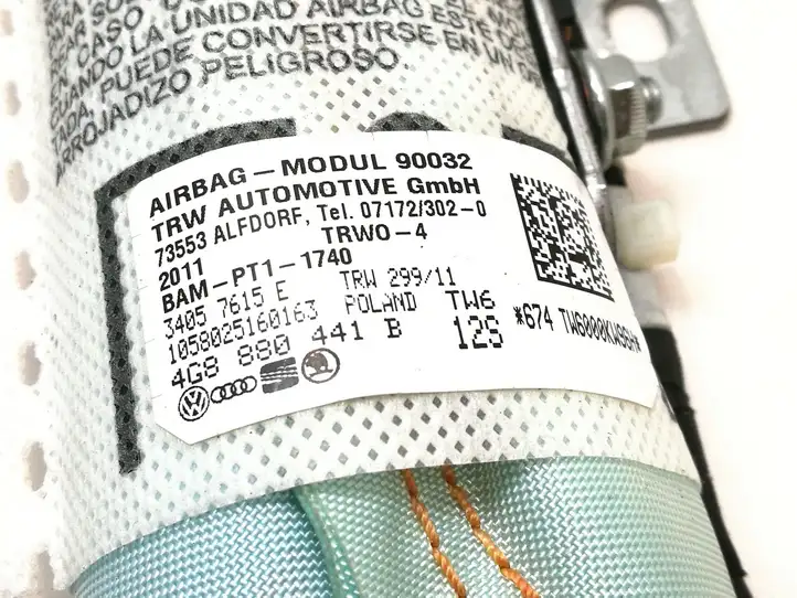 Audi A6 C7 (2011 - 2014) 4G8880441B Подушка безопасности сиденья — фото 5