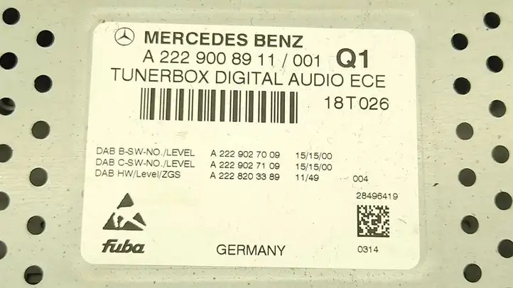 Mercedes-Benz GLC X253/C253 (2015 - ) Модуль голосового управления — фото 5