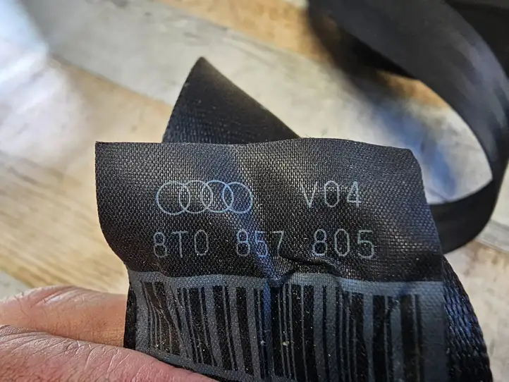 Audi A5 8T 8F (2007 - 2011) 8T0857805 Задний ремень безопасности — фото 6