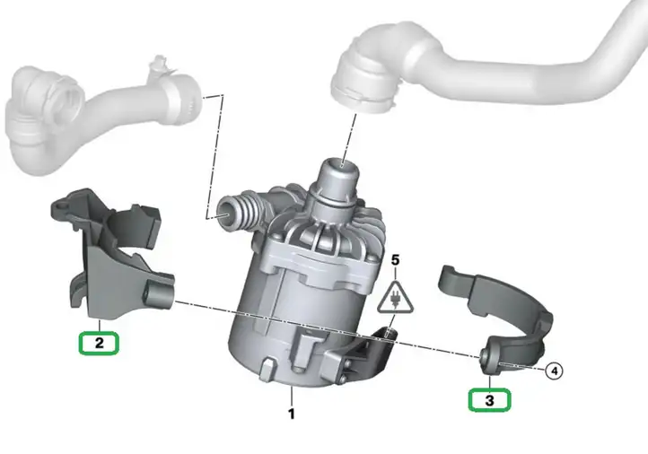 BMW M3 F80 (2014 - 2020) 7850616 Прочие детали моторного отсека — фото 8