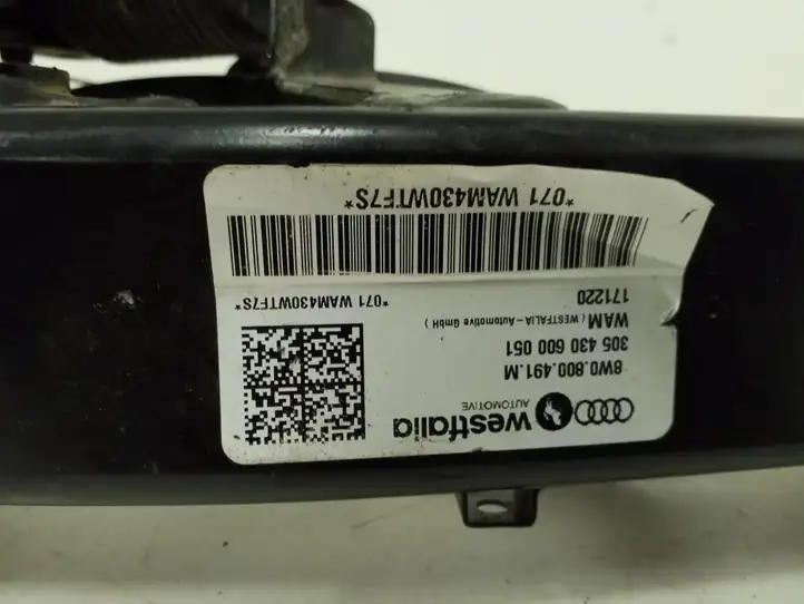 Audi A4 S4 B9 (2015 - 2019) 8W0800491M Комплект буксировочного крюка — фото 2