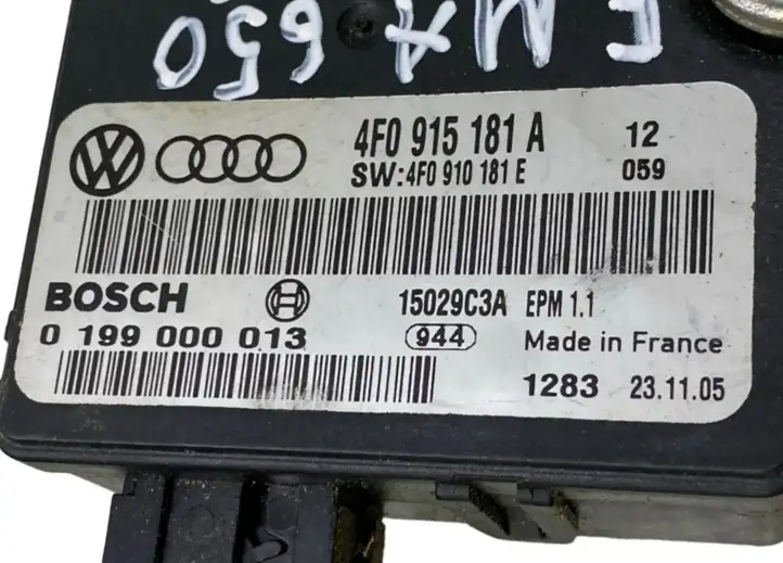 Audi A6 S6 C6 4F (2004 - 2008) 4F0915181A Блок управления электропитанием — фото 6
