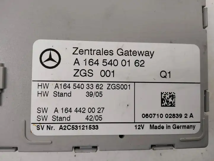 Mercedes-Benz R W251 (2005 - 2013) A1645400162 Модуль Gateway — фото 3
