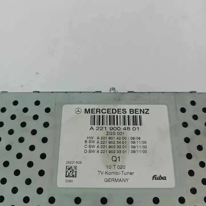 Mercedes-Benz S W221 (2005 - 2013) A2219004801 Модуль управления видео — фото 2