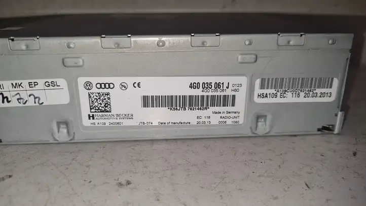 Audi A6 C7 (2011 - 2014) 4G0035061J Магнитола / мультимедийная система — фото 3